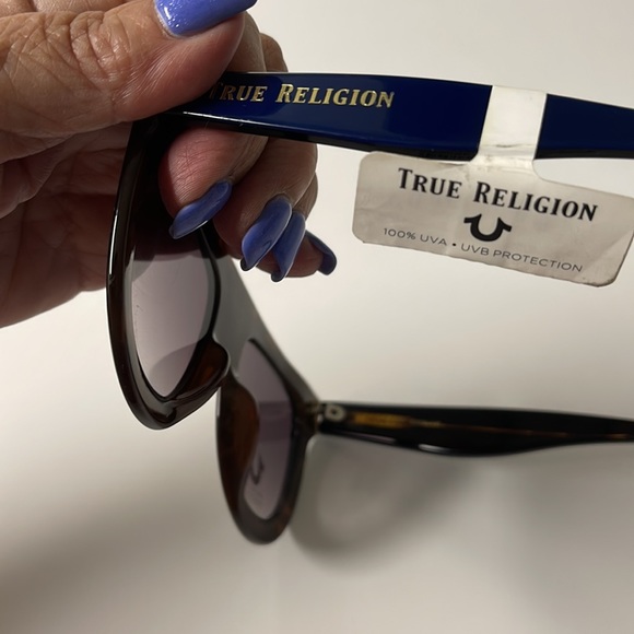 New True Religion 100% UVA UVB protection Sunlasses Blue & Tortoise